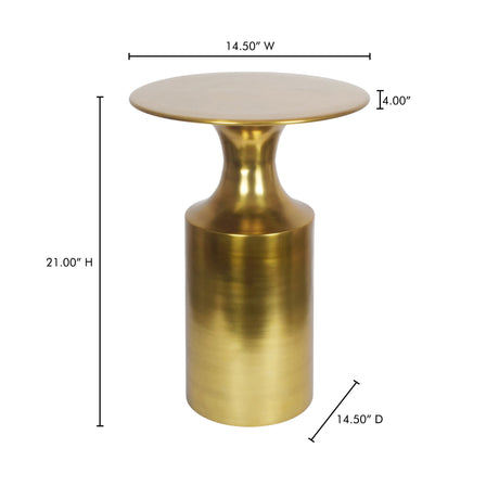 Rassa Gold Accent Table - Ornate Home