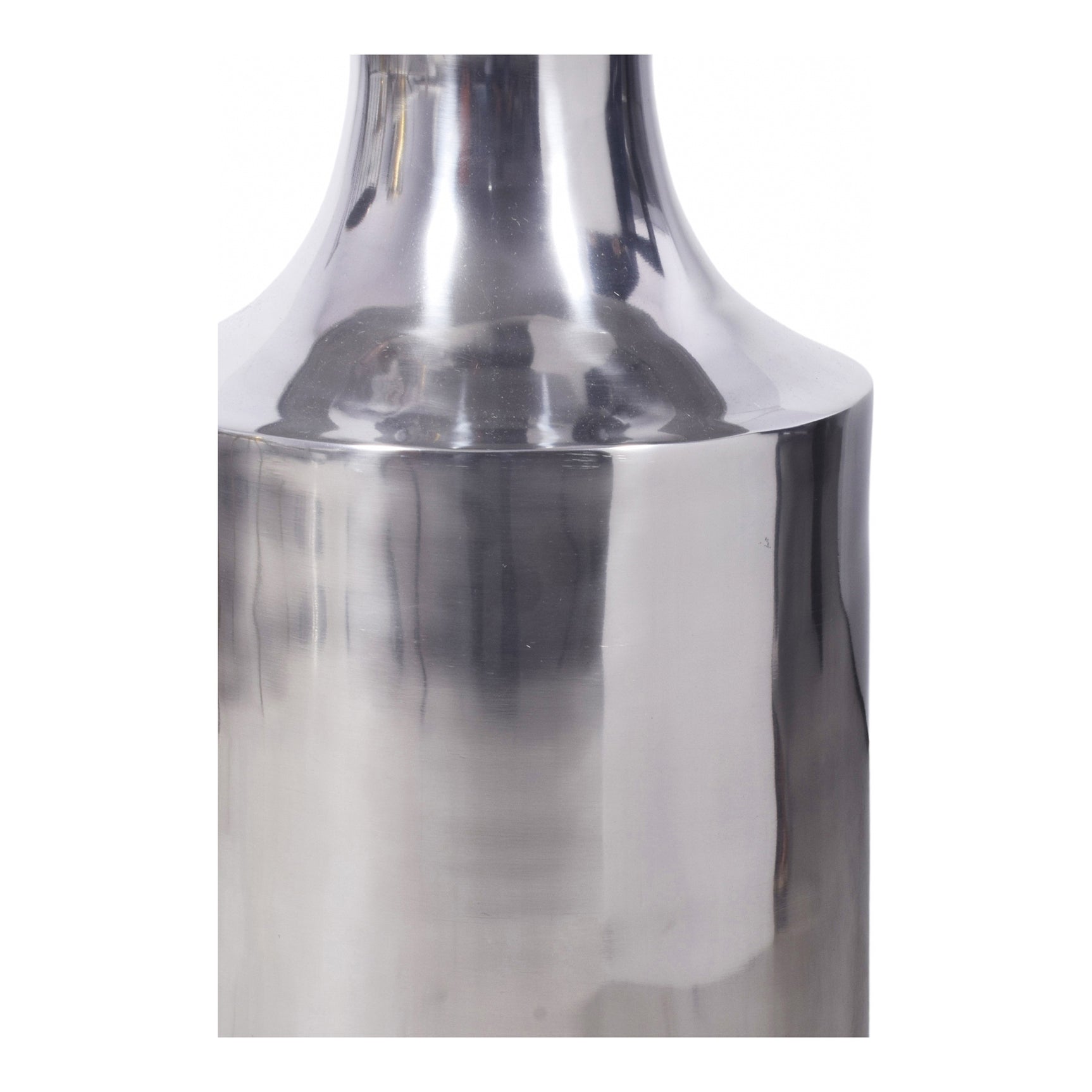 Rassa Polished Silver Accent Table - Ornate Home