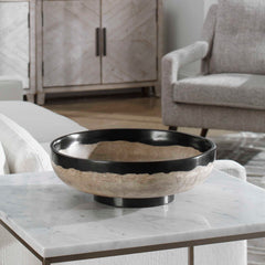 Rastia Black/Brown Terrazzo Bowl - Ornate Home