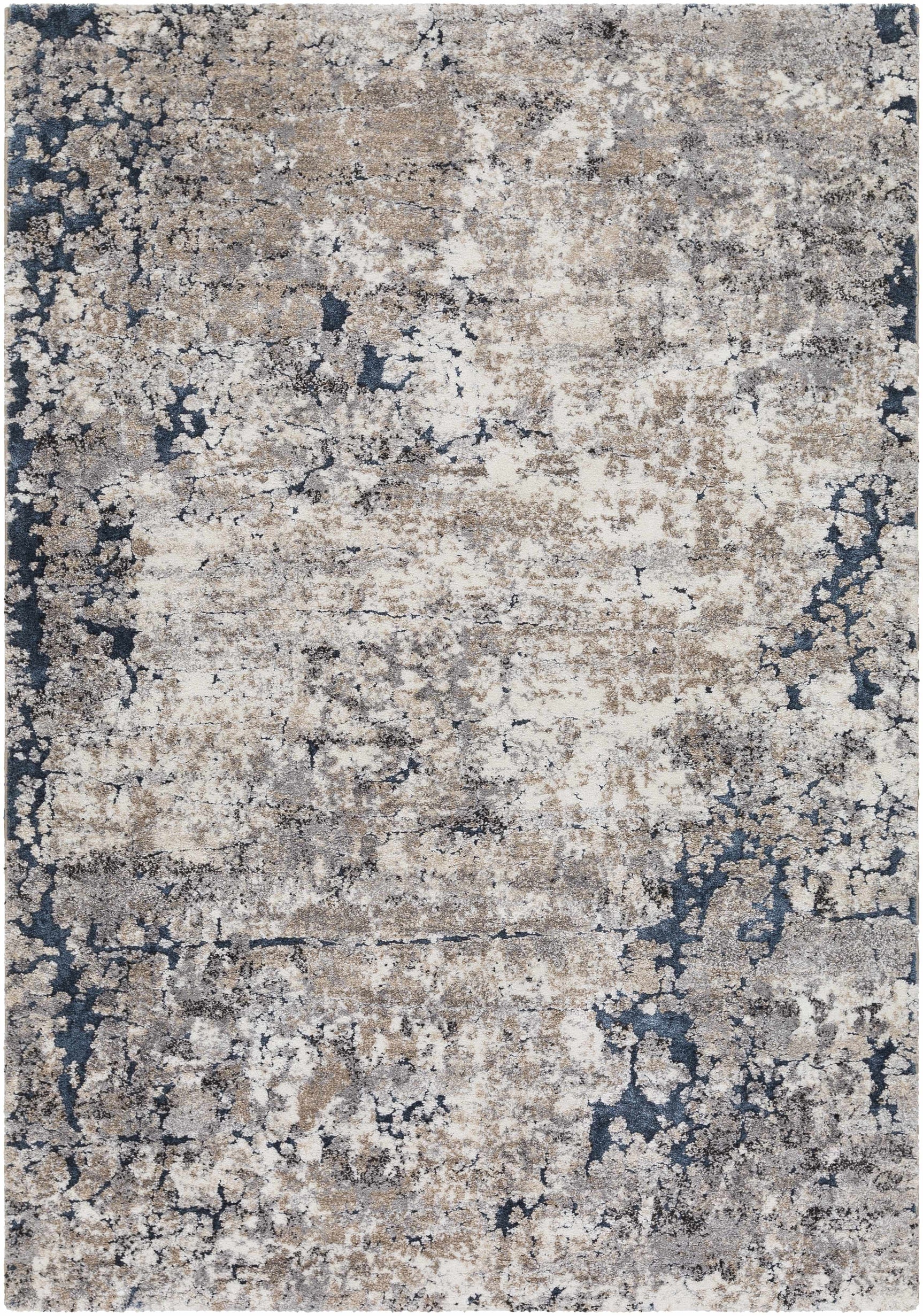 Ratho Rock Pattern Thick Rug - Ornate Home