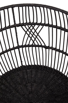 Rattan Iron Black Basket - Ornate Home