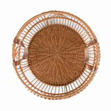 Rattan Iron Natural Basket - Ornate Home