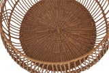 Rattan Iron Natural Basket - Ornate Home