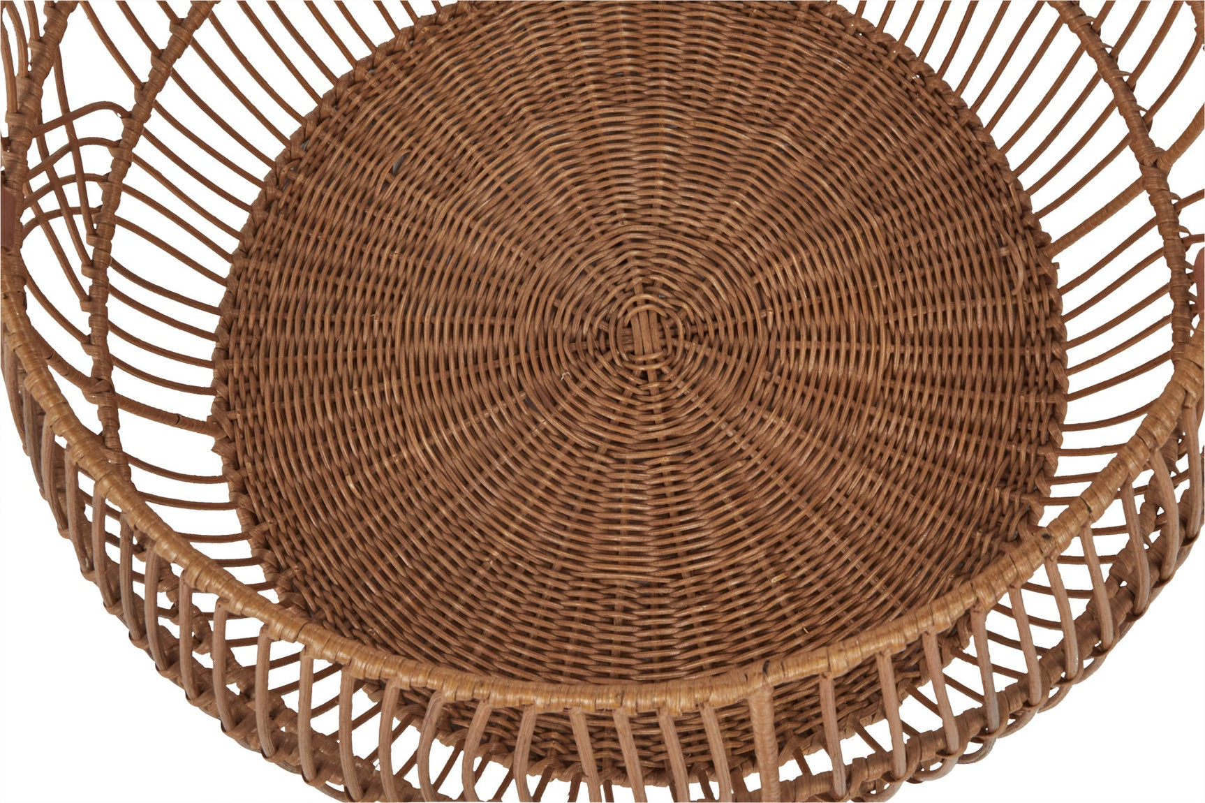 Rattan Iron Natural Basket - Ornate Home