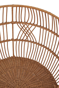 Rattan Iron Natural Basket - Ornate Home