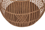 Rattan Iron Natural Basket - Ornate Home