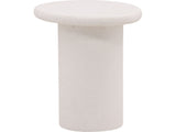 Raul White Outdoor Side Table - Ornate Home