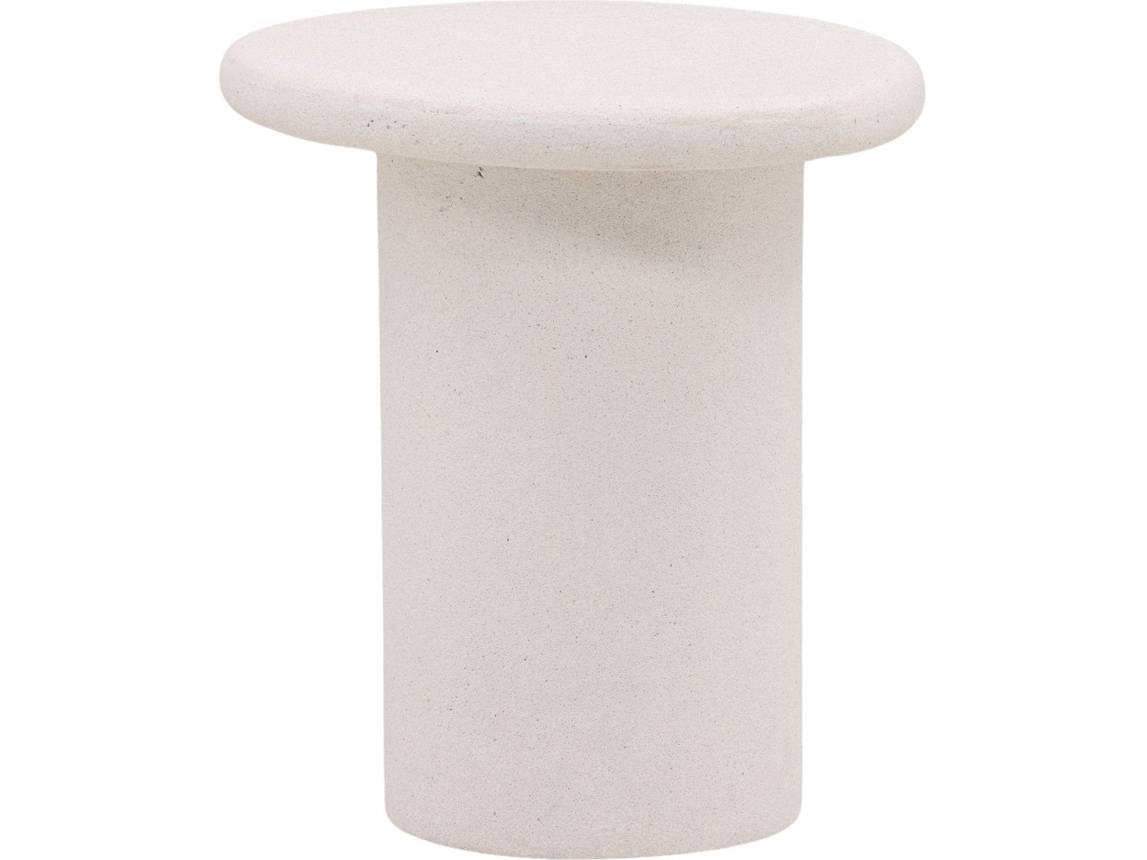 Raul White Outdoor Side Table - Ornate Home