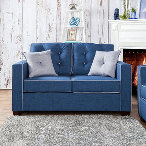 Ravel Blue Loveseat - Ornate Home