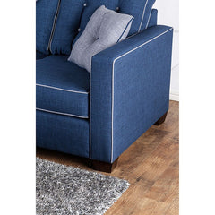 Ravel Blue Loveseat - Ornate Home
