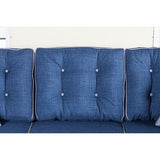 Ravel Blue Loveseat - Ornate Home