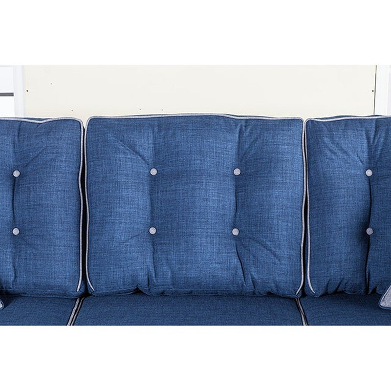 Ravel Blue Loveseat - Ornate Home