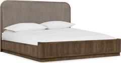 Ravelle Earth/Walnut Grove Queen Upholstered Bed - Ornate Home