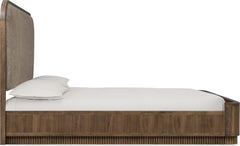 Ravelle Earth/Walnut Grove Queen Upholstered Bed - Ornate Home