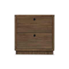 Ravelle Walnut Grove 2 Drawer Nightstand - Ornate Home