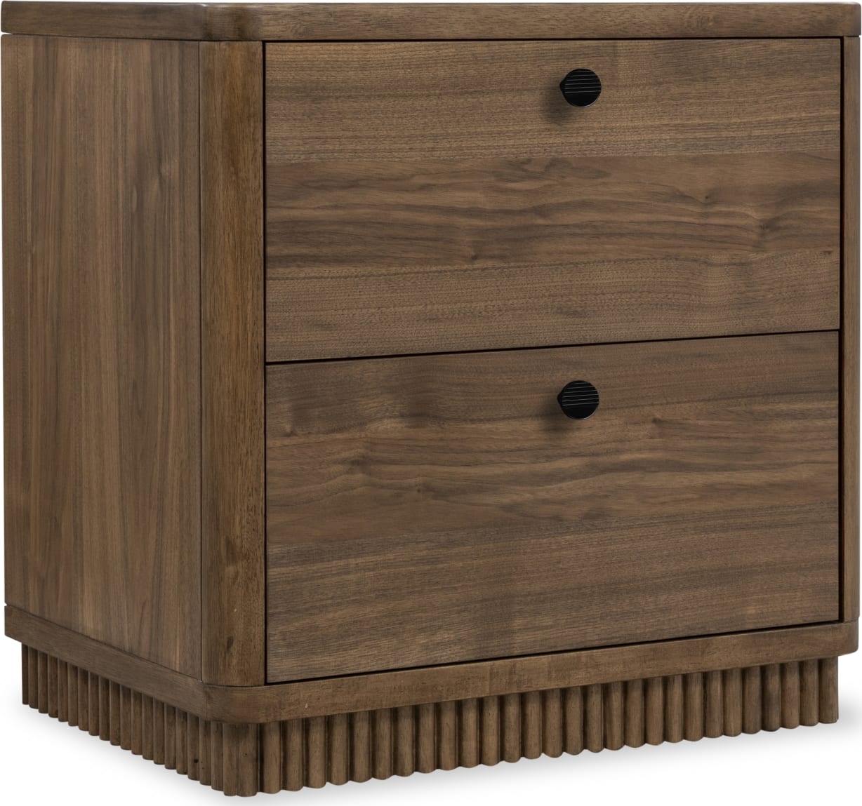 Ravelle Walnut Grove 2 Drawer Nightstand