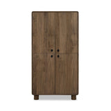 Ravelle Walnut Grove 4 Door Wood Cabinet - Ornate Home