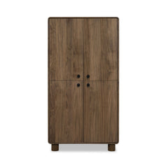 Ravelle Walnut Grove 4 Door Wood Cabinet - Ornate Home