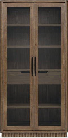 Ravelle Walnut Grove Display Cabinet - Ornate Home