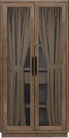 Ravelle Walnut Grove Display Cabinet - Ornate Home