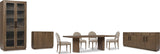 Ravelle Walnut Grove Display Cabinet
