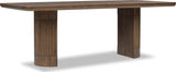 Ravelle Walnut Grove Fixed Dining Table - Ornate Home