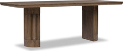Ravelle Walnut Grove Fixed Dining Table - Ornate Home