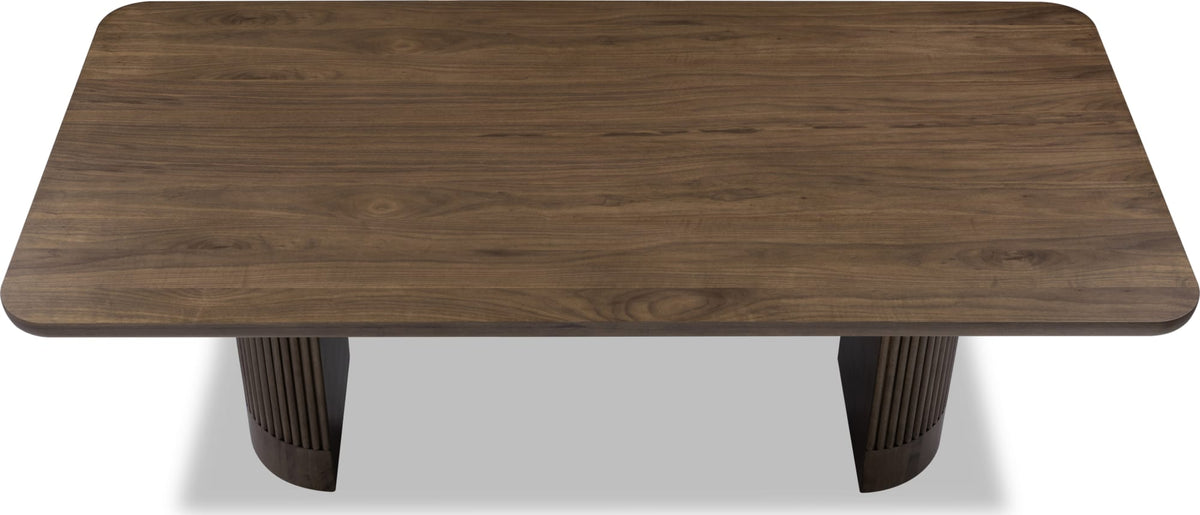 Ravelle Walnut Grove Fixed Dining Table - Ornate Home