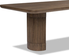 Ravelle Walnut Grove Fixed Dining Table - Ornate Home