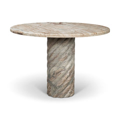 Ravello Pink 42" Round Pedestal Dining Table