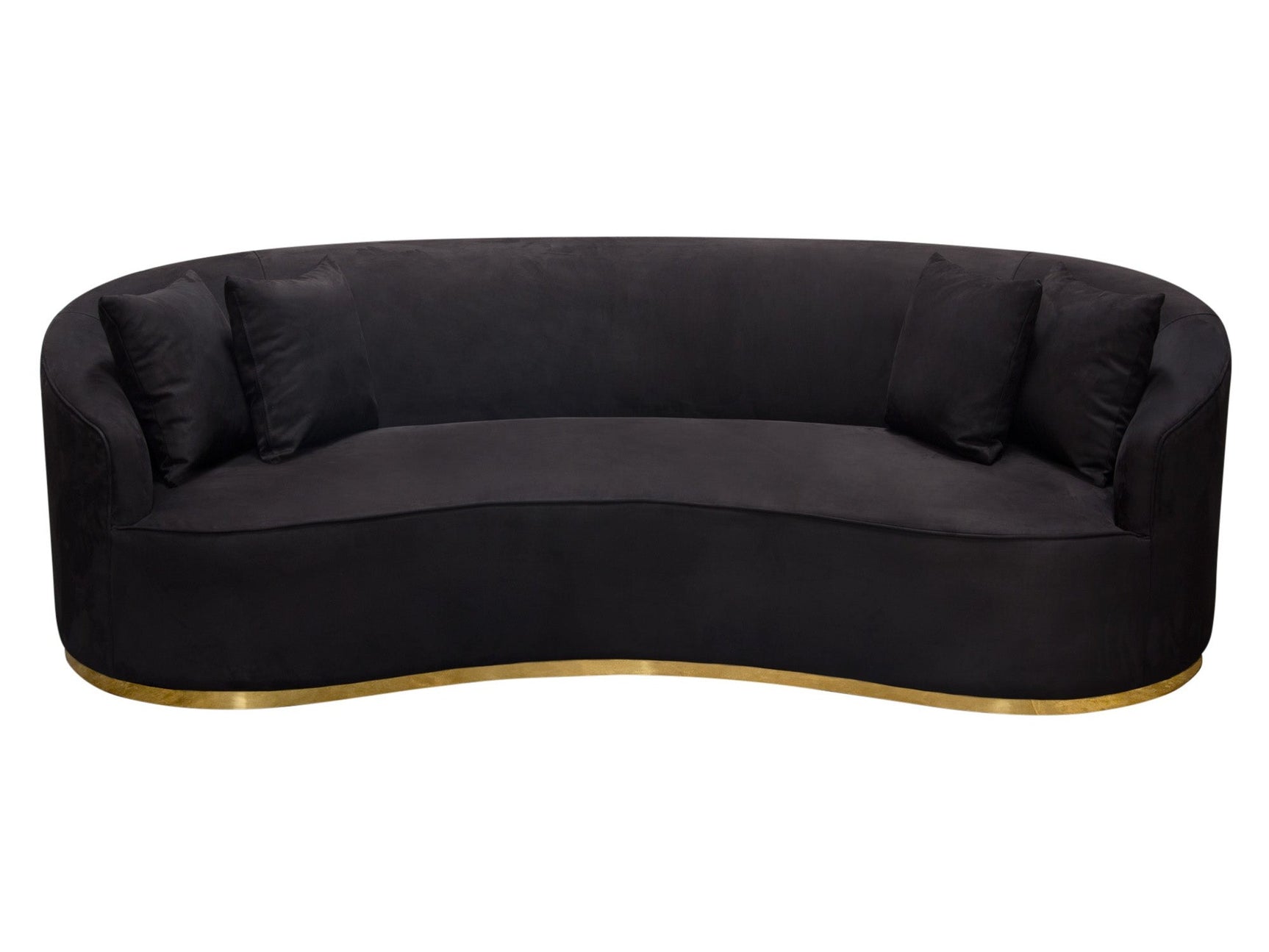 Raven Black Sofa - Ornate Home