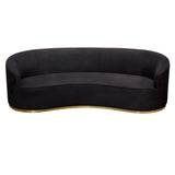 Raven Black Sofa - Ornate Home