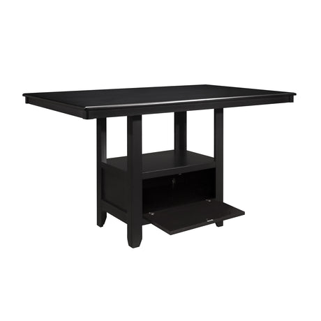 Raven Charcoal Gray Counter Height Table - Ornate Home