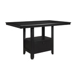 Raven Charcoal Gray Counter Height Table - Ornate Home