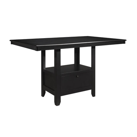 Raven Charcoal Gray Counter Height Table - Ornate Home