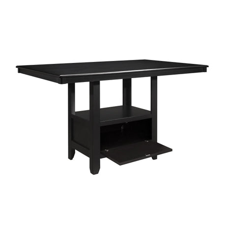 Raven Charcoal Gray Counter Height Table - Ornate Home