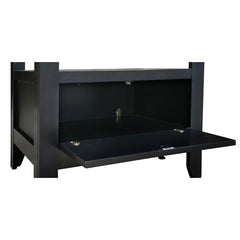 Raven Charcoal Gray Counter Height Table - Ornate Home