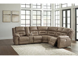 Ravenel Fossil 3-Piece Power Reclining Sectional - Ornate Home