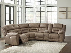 Ravenel Fossil 3pc Power Reclining Sectional - Ornate Home