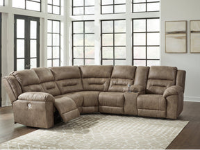 Ravenel Fossil 3pc Power Reclining Sectional - Ornate Home