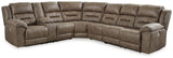 Ravenel Fossil 4-Piece Power Reclining Sectional - Ornate Home