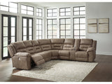 Ravenel Fossil 4pc Power Reclining Sectional - Ornate Home