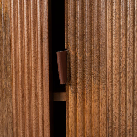 Ravenna Light Brown Dining Table w/ Storage Base - Ornate Home