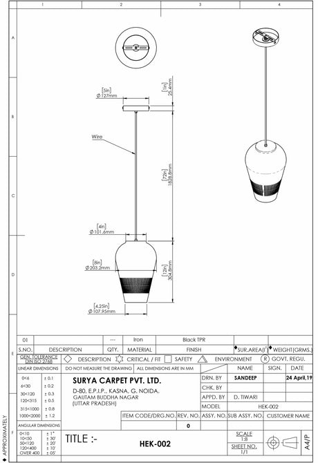 Ravensworth Ceiling Light - Clearance - Ornate Home