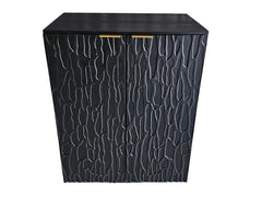 Ravine Black Bar Cabinet - Ornate Home
