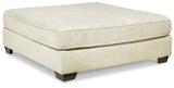 Rawcliffe Parchment 4-Piece Sectional with Ottoman (Online Special Price) - Ornate Home
