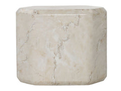 Ray Beige Side Table - Ornate Home
