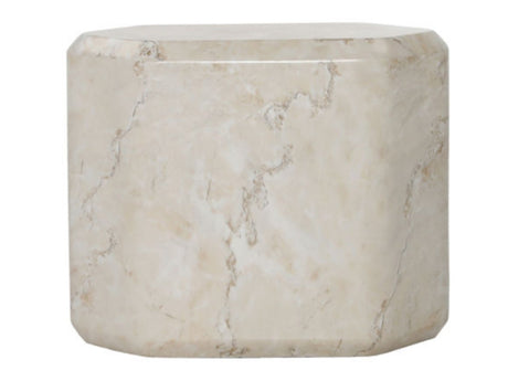 Ray Beige Side Table - Ornate Home