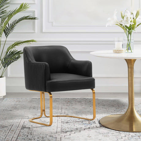 Raya Dining Armchair in Black - Ornate Home