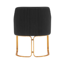 Raya Dining Armchair in Black (set of 2) - Ornate Home